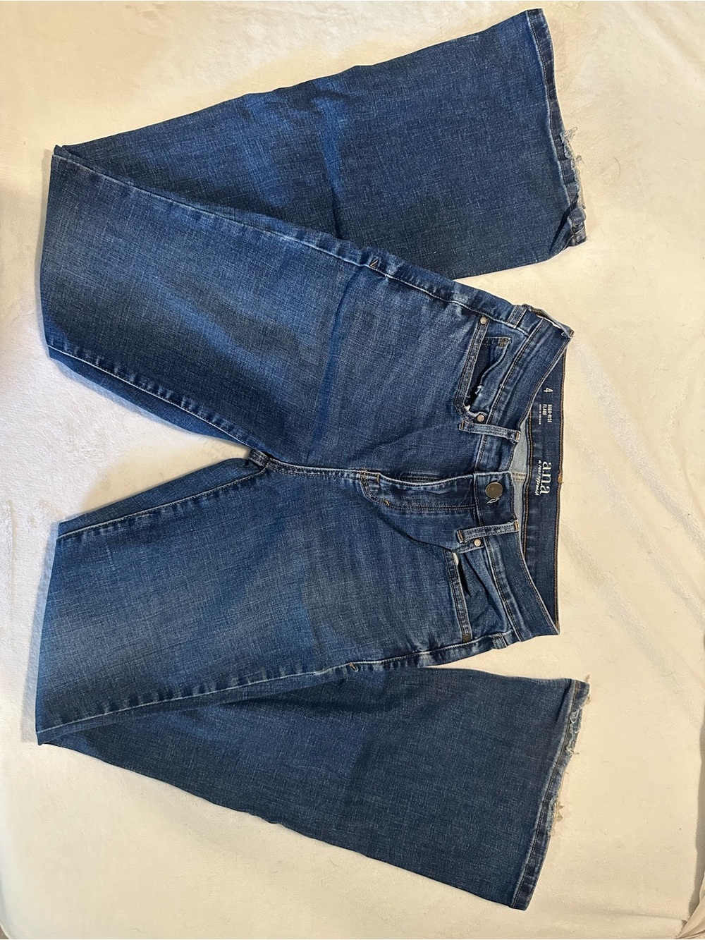 a.n.a Womens High Rise Flare Leg Jean